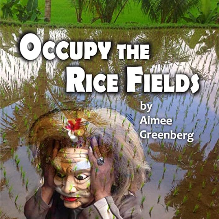 Book cover art for Occupy the Rice Fields by Aimee Greenberg.